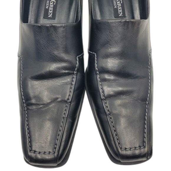 Paul Green Women Shoes UK 5 US 7 Brown Leather Heel Square Toe - Picture 3 of 11